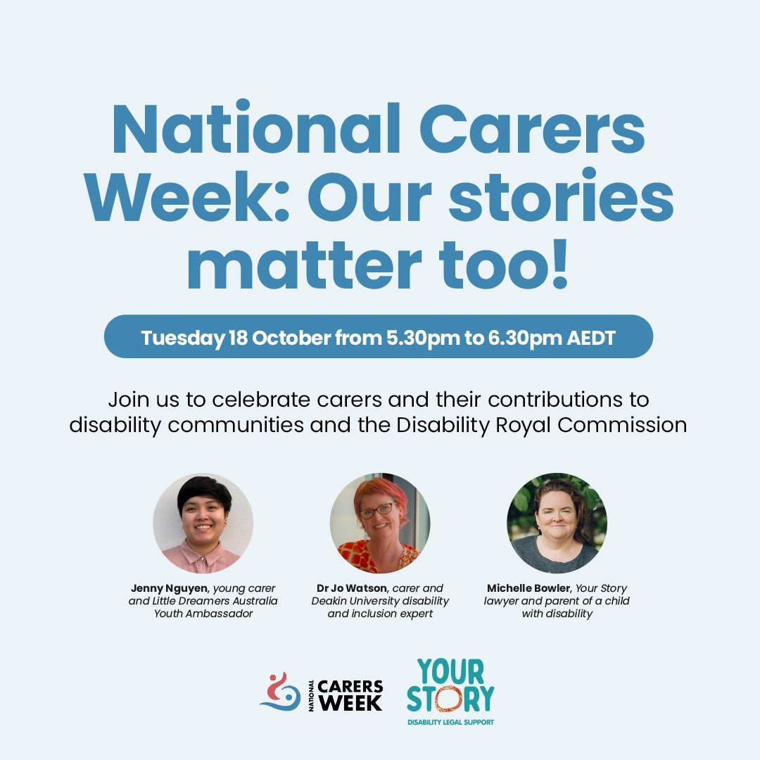 National Carers Week 2022 Your Story Disability Legal Support