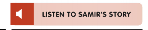 Listen to Samirs Story Button Screen Shot